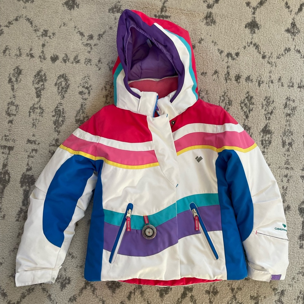 Obermeyer ski jacket. Size 8 girl.